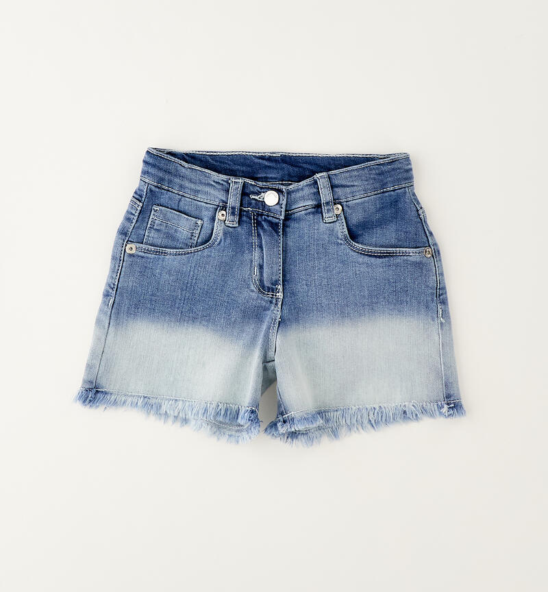 Pantaloncini corti per bambina MEDIUM STONE WASHED -7000