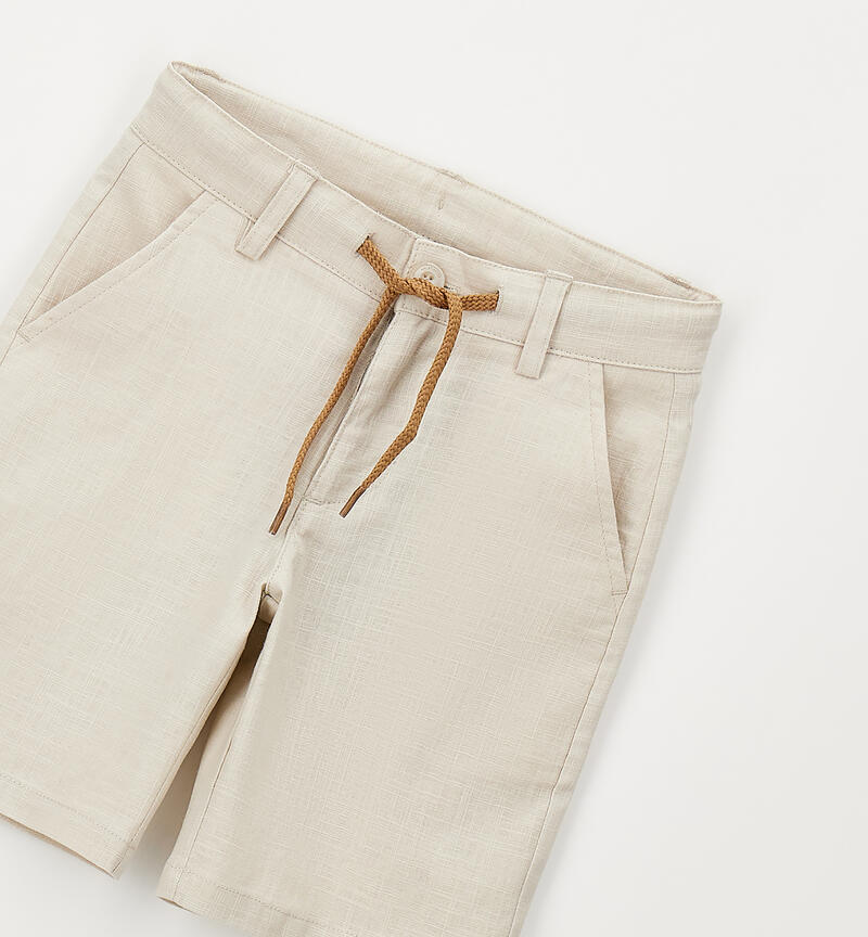Sarabanda children's shorts BEIGE-0172