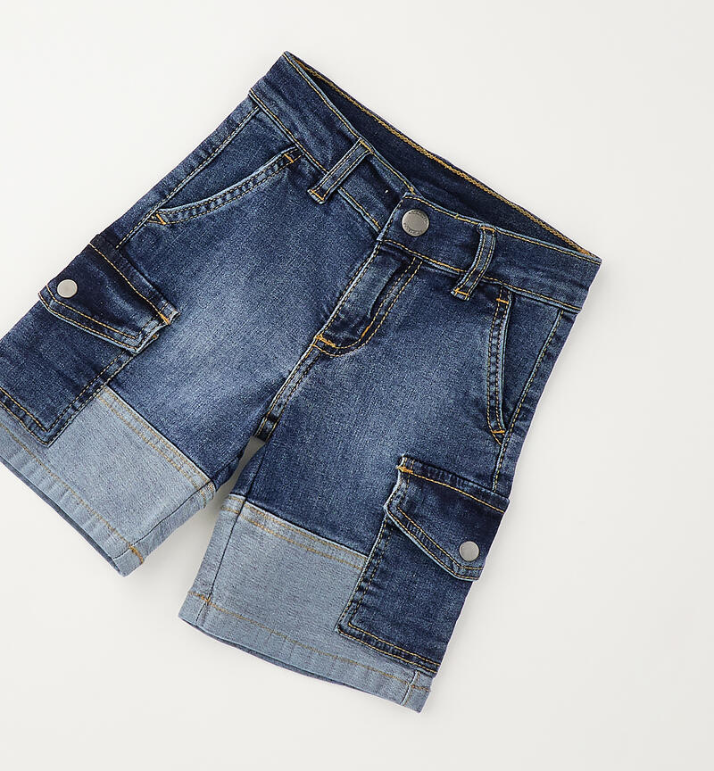 Pantaloncini denim bambino STONE WASHED-7450