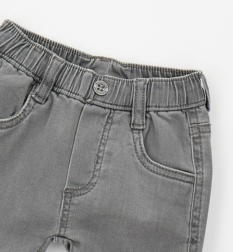 Baby jeans shorts GRIGIO CHIARO-7992