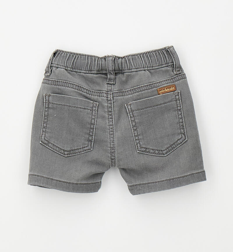 Baby jeans shorts GRIGIO CHIARO-7992