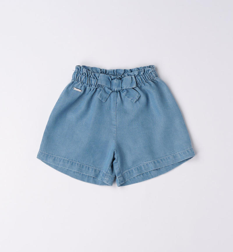 Sarabanda shorts for girls from 9 months to 8 years STONE BLEACH-7350