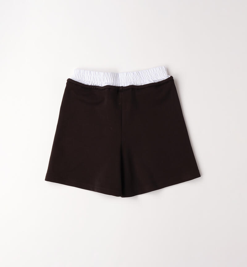 Girls' sports shorts NERO-0658
