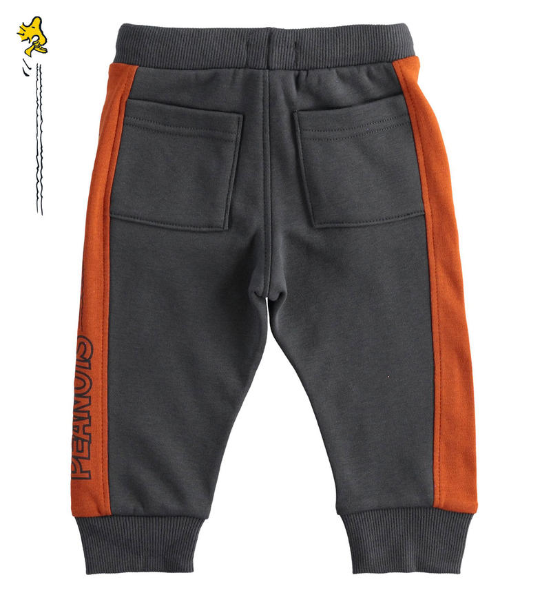 Pantalone bambino capsule Peanuts da 9 mesi a 8 anni Sarabanda GRIGIO SCURO-0566