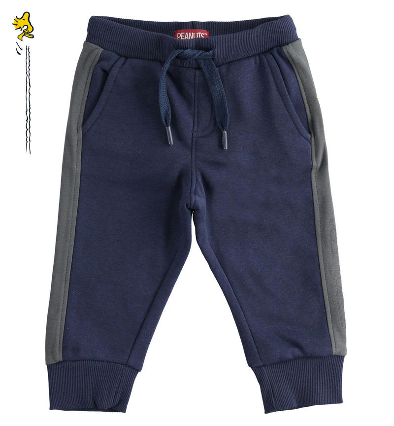 Pantalone bambino capsule Peanuts da 9 mesi a 8 anni Sarabanda NAVY-3854