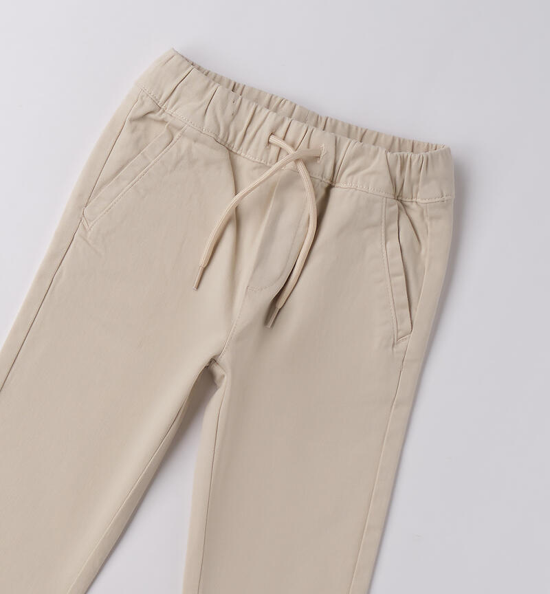 Pantalone bambino Sarabanda ECRU'-0164