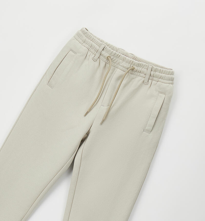 Pantalone cerimonia ragazzo BEIGE-0435