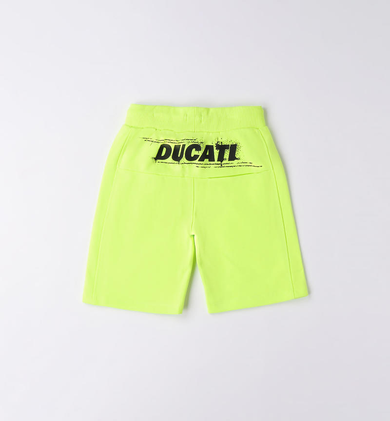 Ducati shorts for boys from 3 to 16 years GREEN ACID-5841