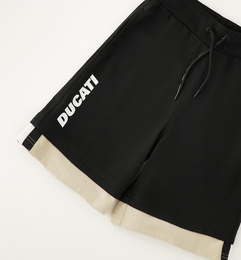Pantalone corto bambino Ducati NERO-0658