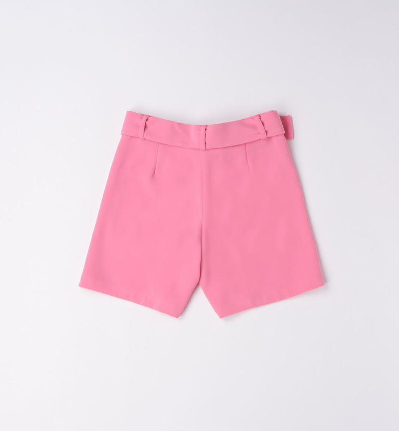 Pantalone corto cerimonia ragazza da 8 a 16 anni Sarabanda ROSA-2426