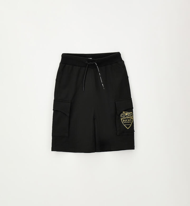 Pantalone corto Ducati NERO-0658