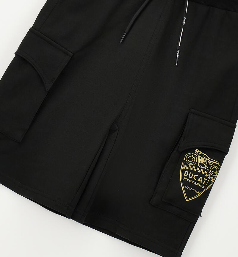 Pantalone corto Ducati NERO-0658