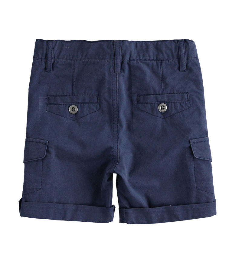 Sarabanda short trousers with side pockets for boys from 6 months to 8 years NAVY-3854