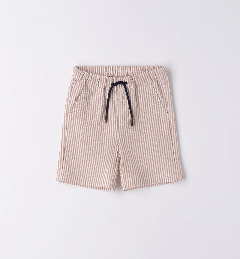 Sarabanda striped shorts for boys from 9 months to 8 years NOCCIOLA-0937