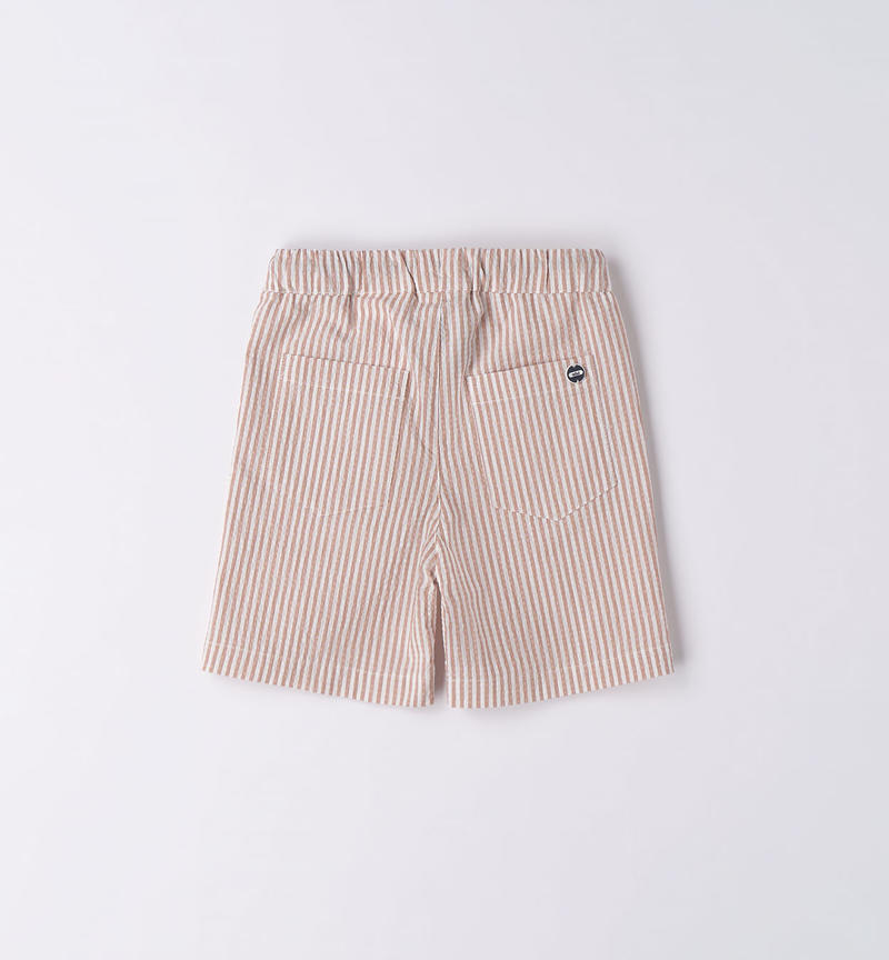 Sarabanda striped shorts for boys from 9 months to 8 years NOCCIOLA-0937