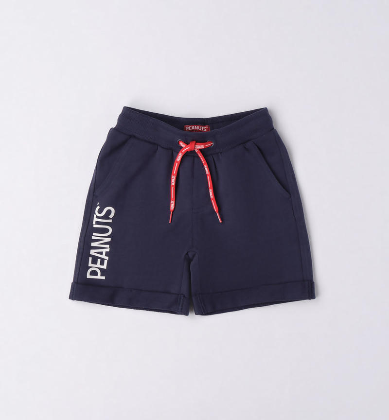 Sarabanda Snoopy shorts for boys from 9 months to 8 years NAVY-3854