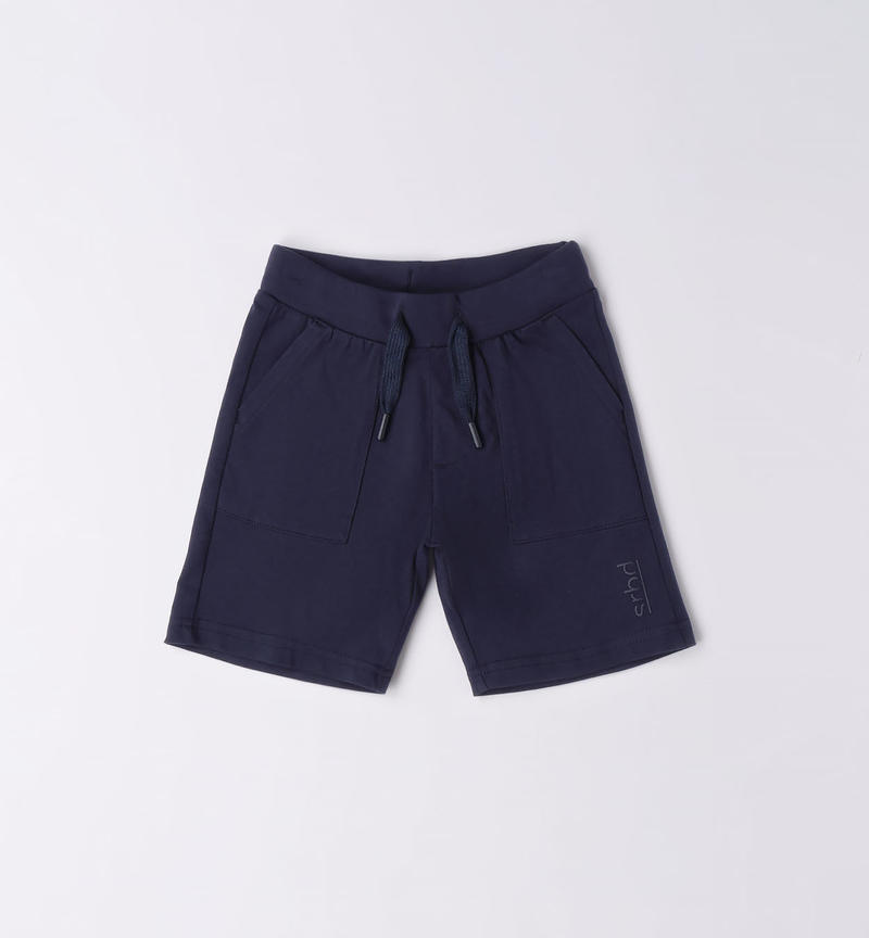 Pantalone corto sportivo bambino da 9 mesi a 8 anni Sarabanda NAVY-3854