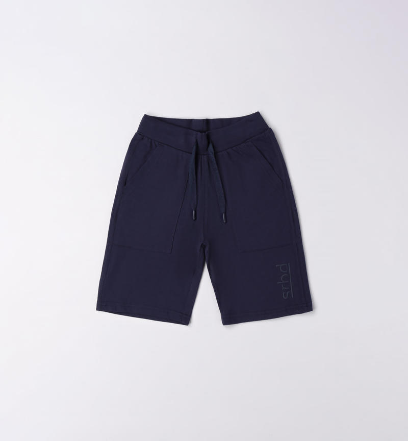 Sarabanda sporty shorts for boys from 8 to 16 years NAVY-3854