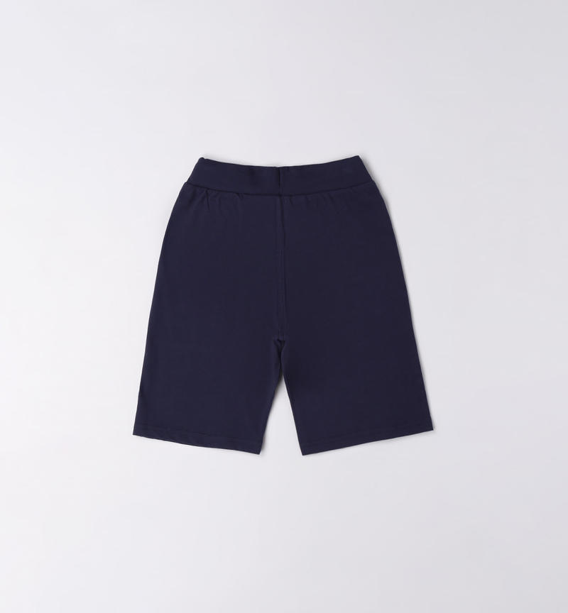 Sarabanda sporty shorts for boys from 8 to 16 years NAVY-3854