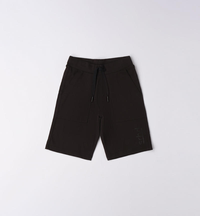 Sarabanda sporty shorts for boys from 8 to 16 years NERO-0658