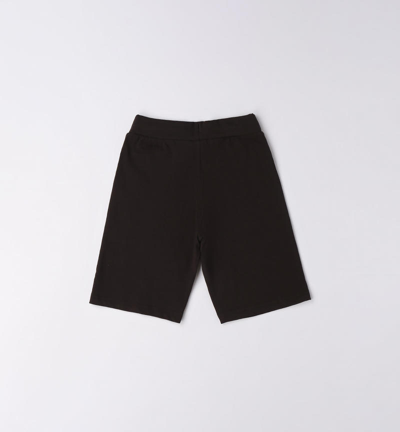 Sarabanda sporty shorts for boys from 8 to 16 years NERO-0658