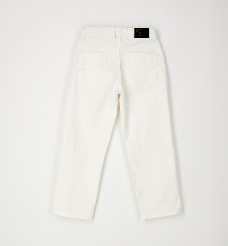 Pantalone da ragazzo PANNA-0112