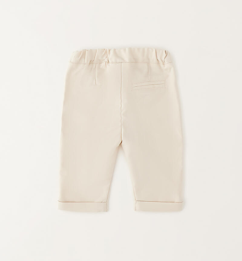 Elegant trousers for children ECRU'-0164