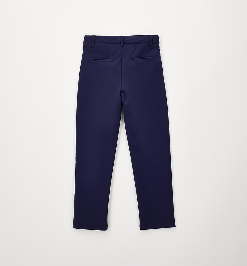 Elegant trousers for boys NAVY-3854