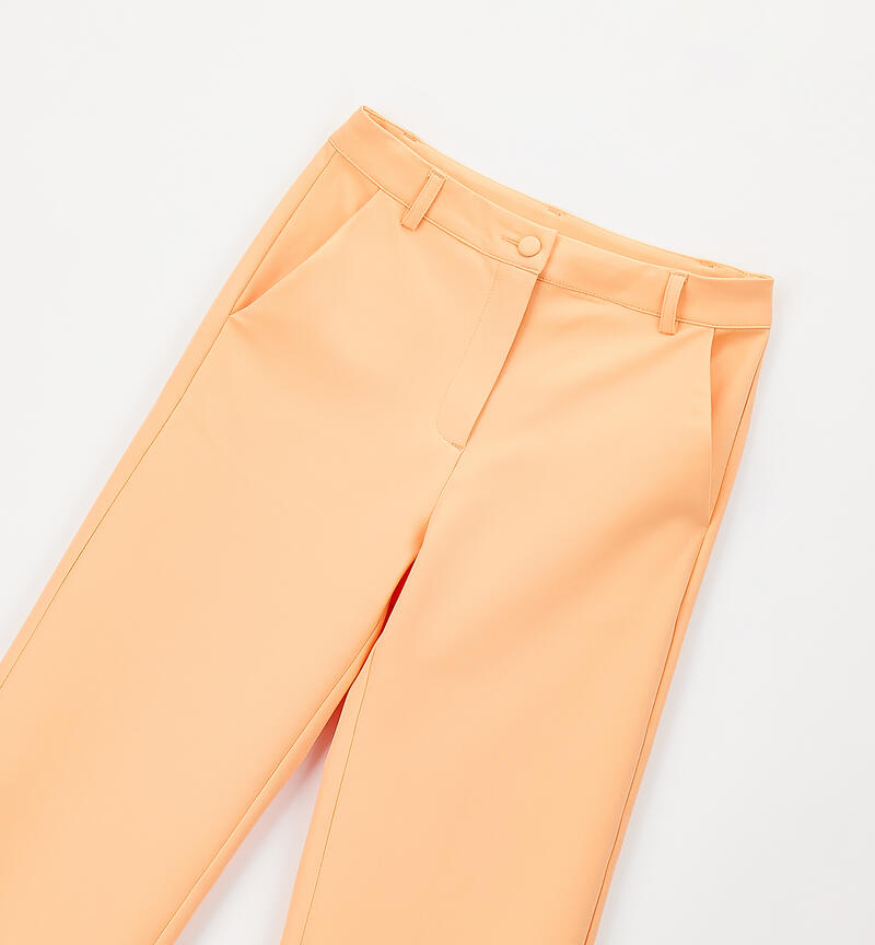 Elegant girl trousers ARANCIO-1932