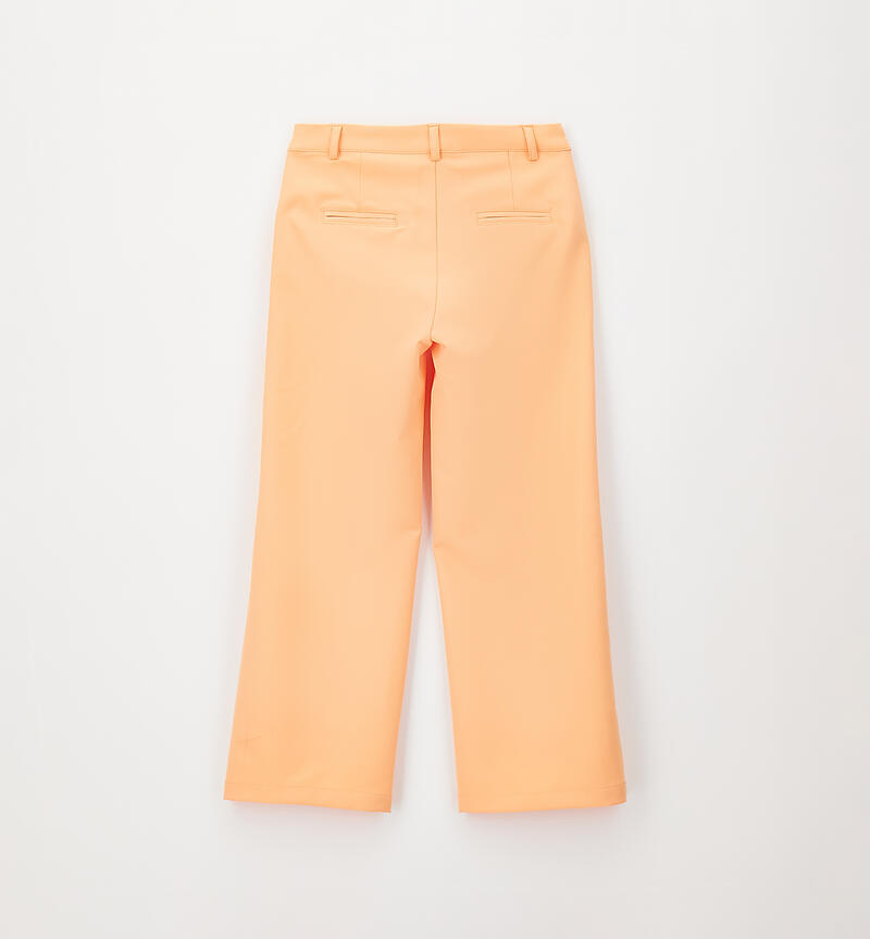 Elegant girl trousers ARANCIO-1932
