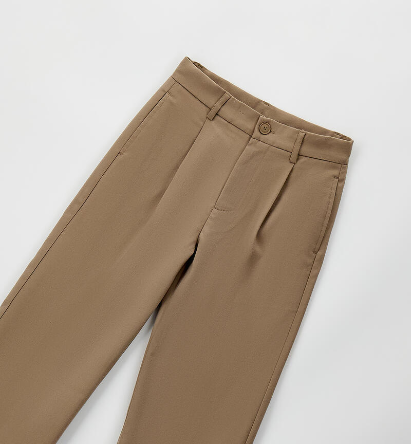 Pantalone elegante ragazzo BEIGE-0414