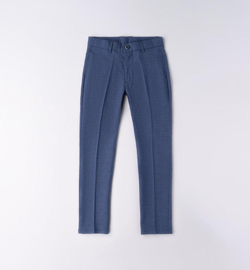 Sarabanda elegant trousers for boys from 8 to 16 years NAVY-3557