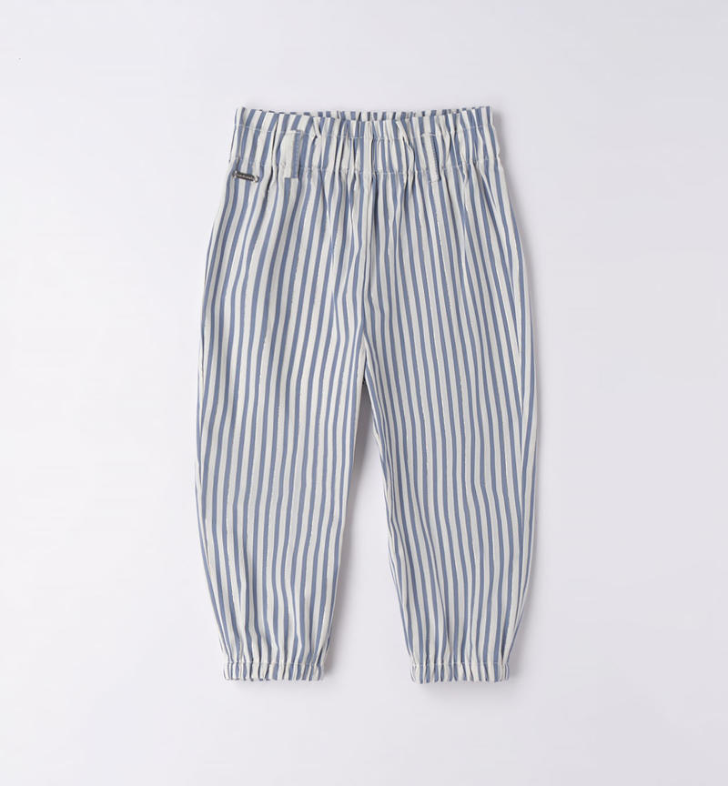 Sarabanda long striped trousers for girls from 9 months to 8 years AVION-3642