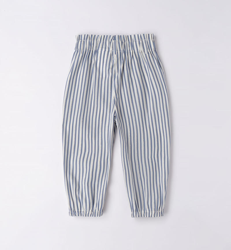 Sarabanda long striped trousers for girls from 9 months to 8 years AVION-3642
