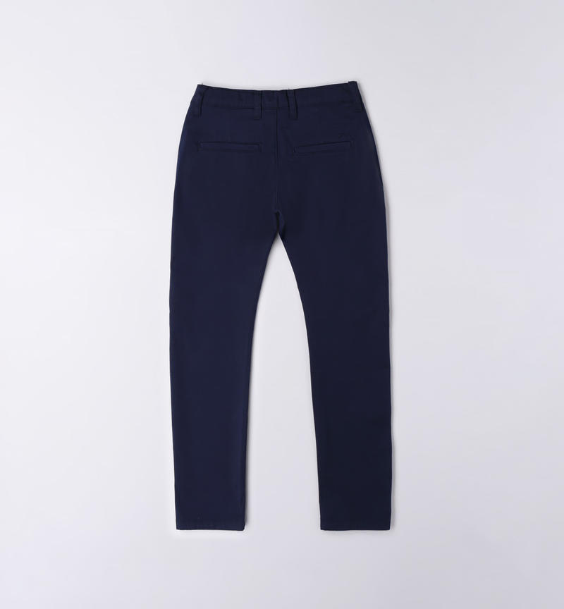 Sarabanda long trousers for boys from 8 to 16 years NAVY-3854