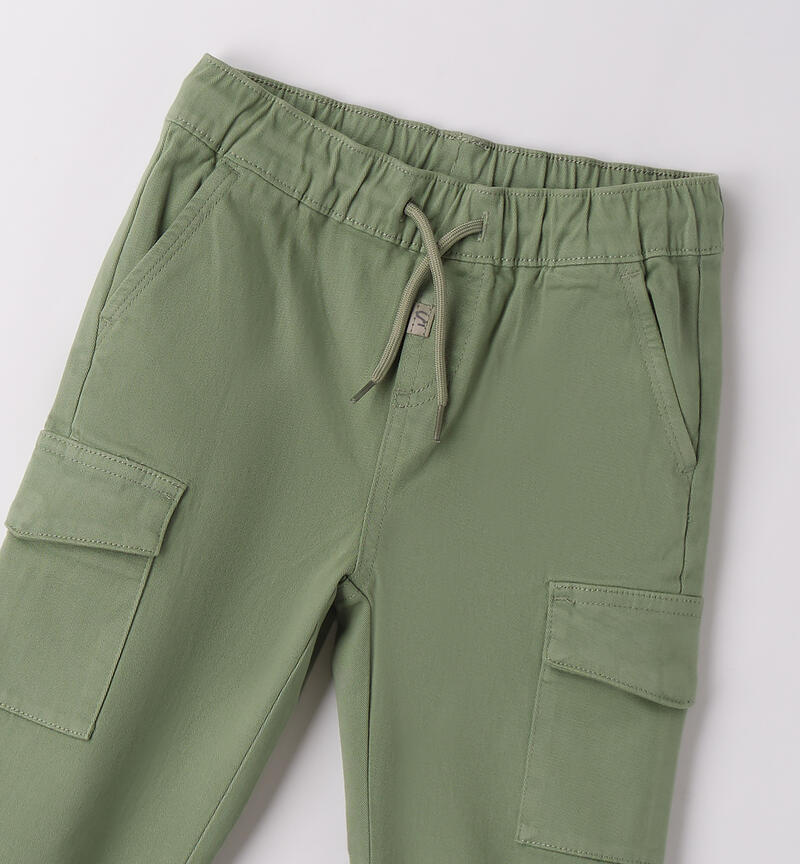 Pantalone per bambino VERDE SALVIA-4921