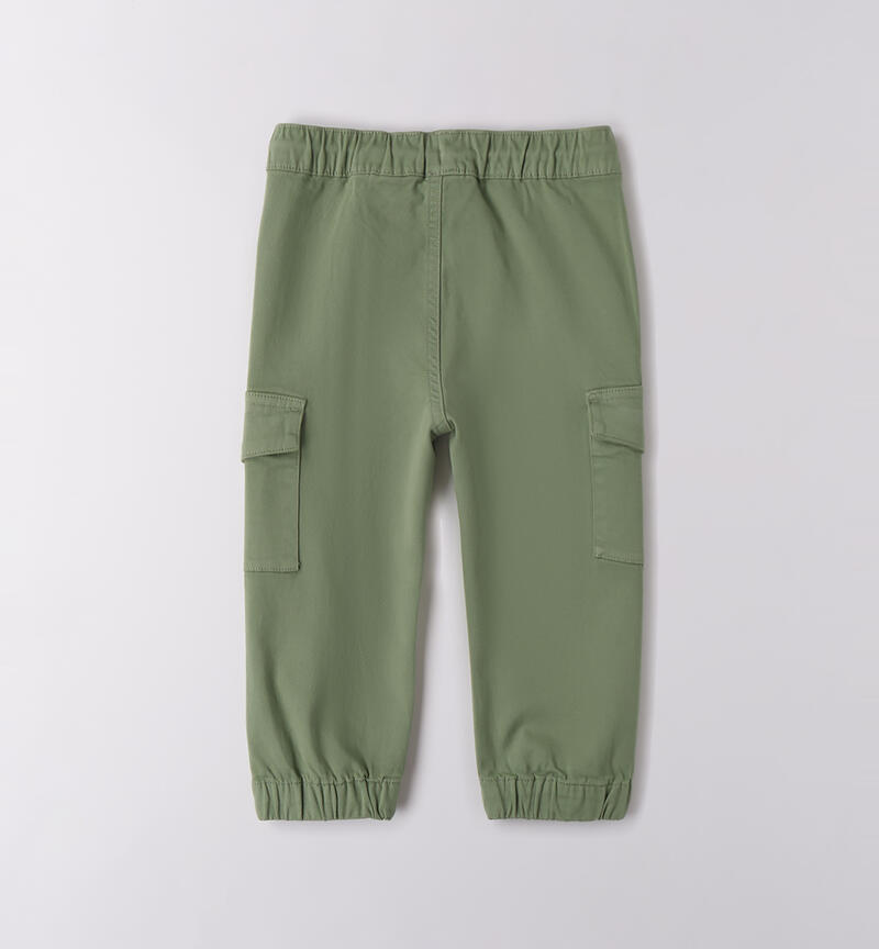 Pantalone per bambino VERDE SALVIA-4921
