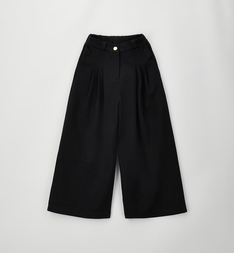 Pantalone ragazza elegante NERO-0658