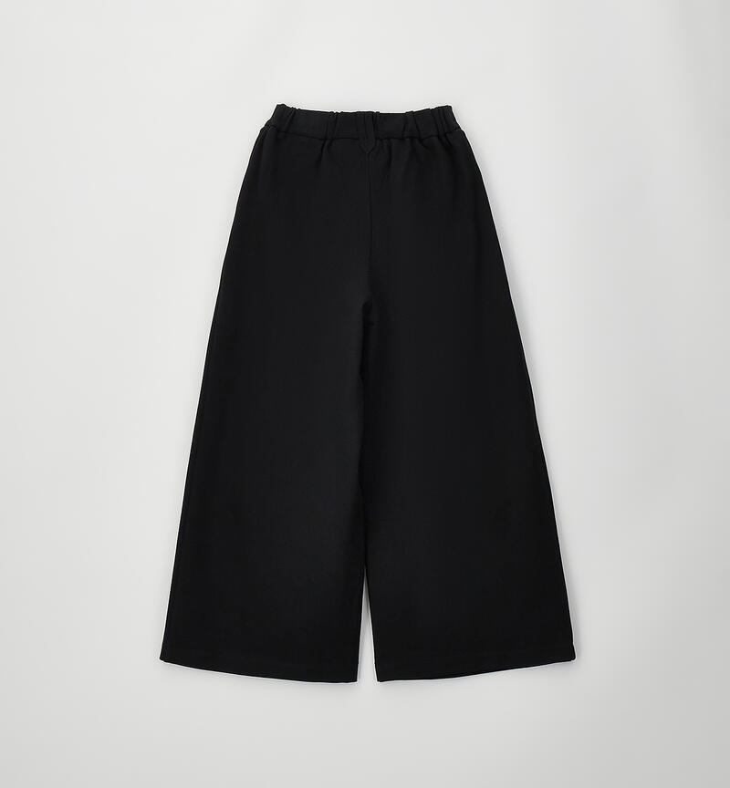 Pantalone ragazza elegante NERO-0658