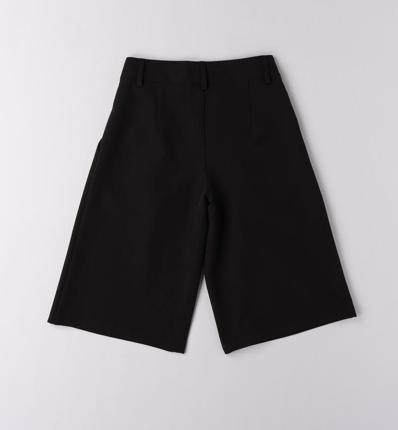 Capri pants for girls NERO-0658