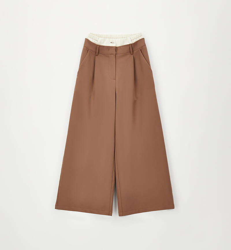 Sarabanda girl's trousers BROWN-1213