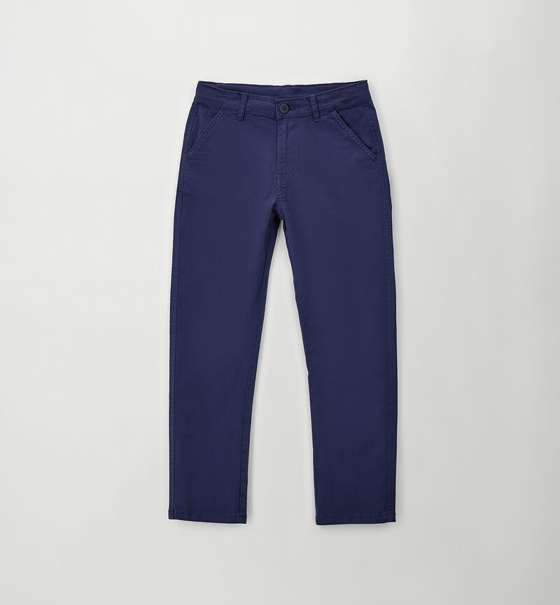 Pantalone ragazzo in cotone NAVY-3854