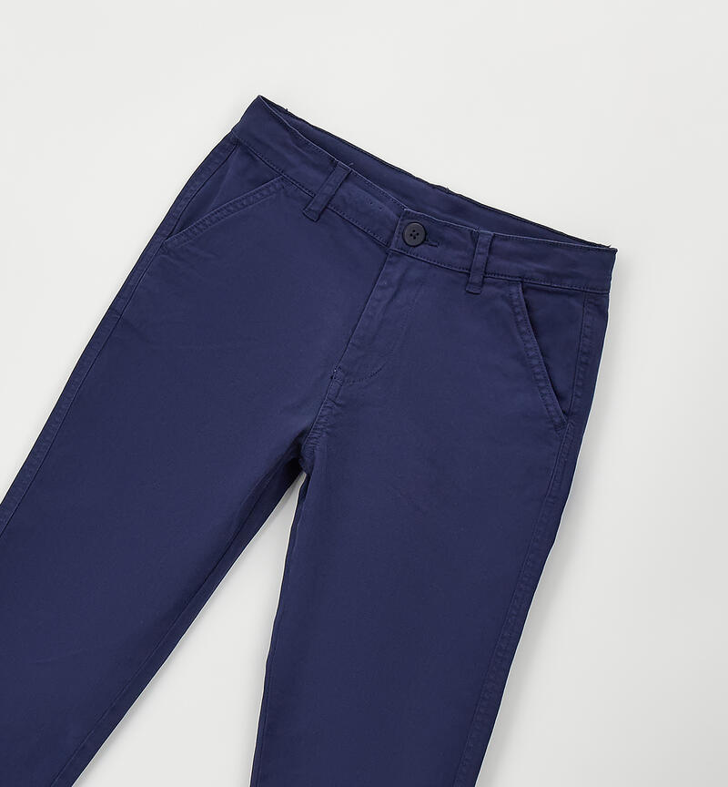 Pantalone ragazzo in cotone NAVY-3854