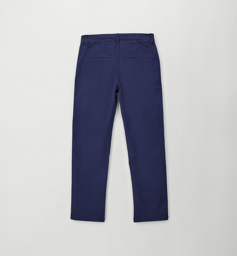 Pantalone ragazzo in cotone NAVY-3854
