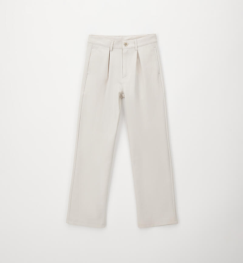 Sarabanda boy's trousers ECRU'-0432