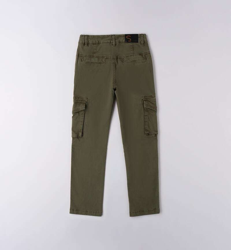 Pantalone ragazzo Sarabanda VERDE MILITARE-5554