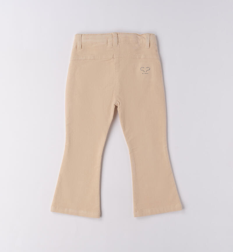 Pantalone Sarabanda bambina BEIGE-0916