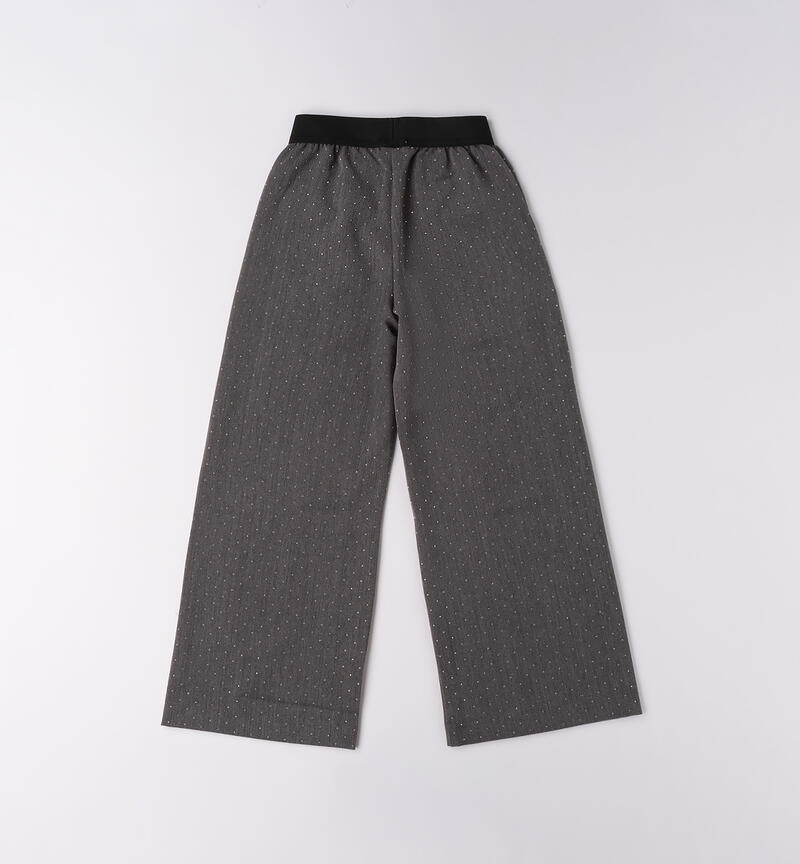 Pantalone Sarabanda ragazza GRIGIO MELANGE SCURO-8994