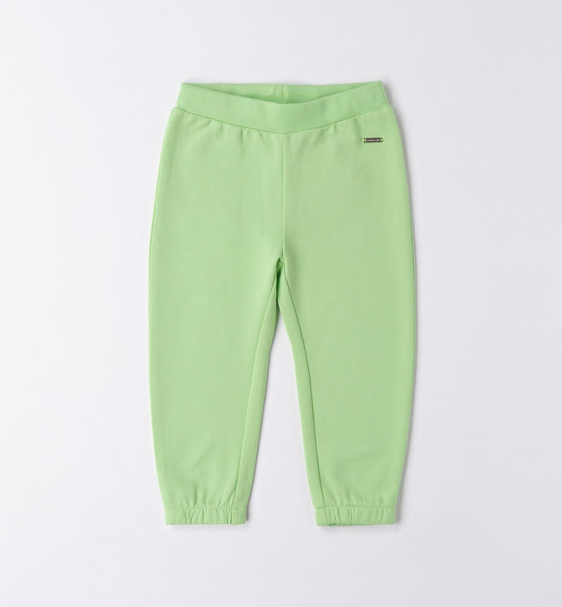 Sarabanda tracksuit bottoms for girls from 9 months to 8 years MINT-5131