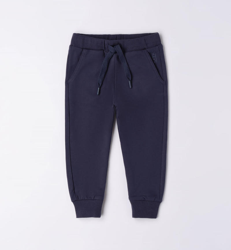Sarabanda tracksuit bottoms for boys from 9 months to 8 years NAVY-3854